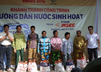 Khánh thành đường dẫn nước sinh hoạt cho 64 hộ dân ấp Ba Núi (Kiên Giang)