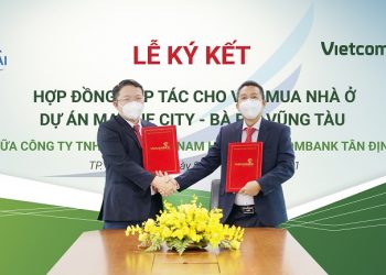 Công ty XD Nam Hải và Vietcombank ký kết hợp tác, hỗ trợ vay vốn lên đến 100% khi mua dự án Marine City