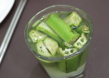 Lợi ích tuyệt vời khi uống nước đậu bắp