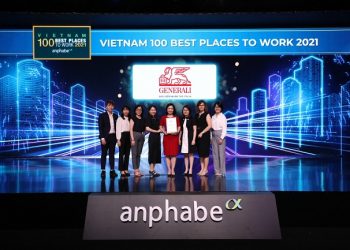 Generali được vinh danh “Top 100 nơi làm việc tốt nhất Việt Nam 2021”