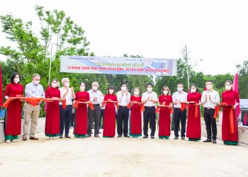 Lễ Khánh thành cầu Gò Đình tại huyện Tiên Phước, tỉnh Quảng Nam.