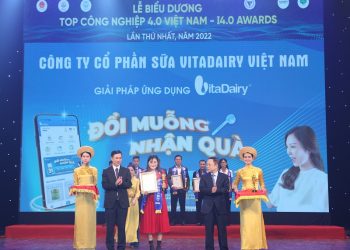 VitaDairy doanh nghiệp sữa duy nhất có sản phẩm số thông minh đạt giải thưởng Top Công nghiệp 4.0 Việt Nam