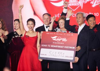 Gây quỹ được 541.551 USD hỗ trợ 451 em nhỏ mắc bệnh tim bẩm sinh
