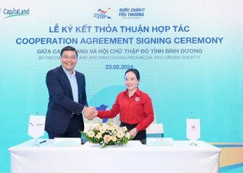 CapitaLand Development cam kết đóng góp 30.000 đô la Mỹ cho giáo dục  trẻ em tỉnh Bình Dương thông qua chiến dịch “Bước chân gắn kết yêu  thương”