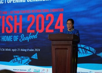 Gần 500 gian hàng thủy sản trưng bày tại Triển lãm Vietfish 2024