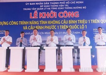 Khởi công nâng tĩnh không cầu Bình Triệu 1 và cầu Bình Phước 1
