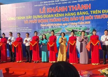 Khánh thành Công trình xây dựng đoạn kênh Hàng Bàng trên địa bàn Quận 5