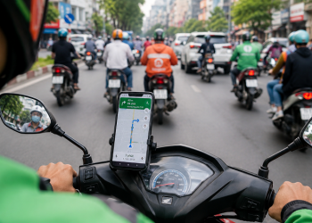 Người Việt ngày càng lệ thuộc bản đồ số khi đi xe máy